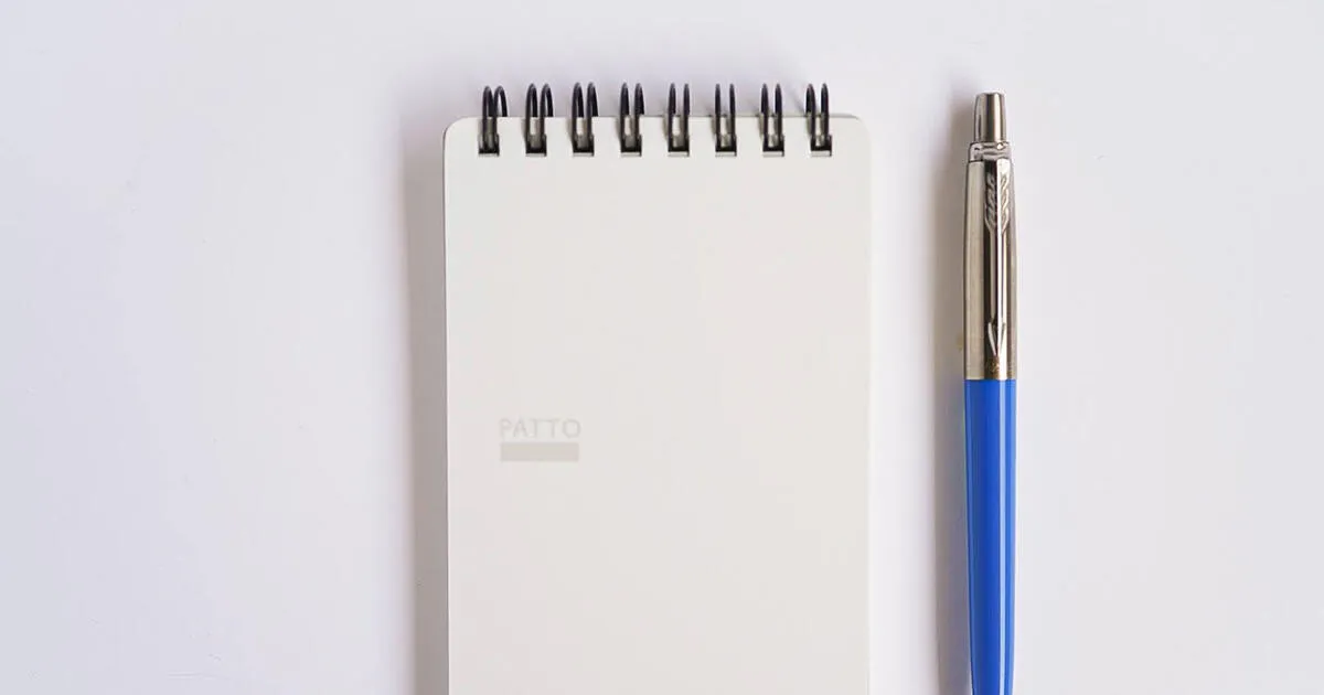 アイデアをただちに書き留める、瞬発力があるメモ