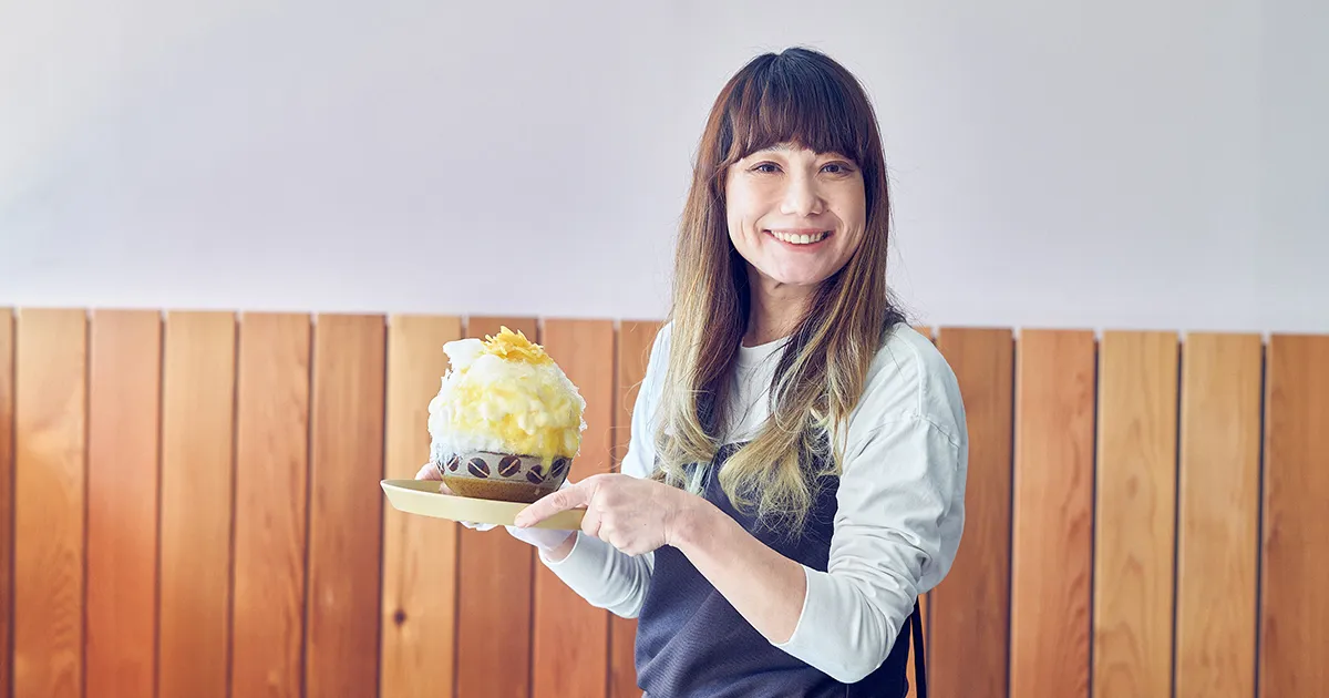 原田麻子｜20年間変わらないかき氷愛。「おいしい」がうれしい"究極の一杯"を目指して