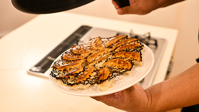餃子の完成